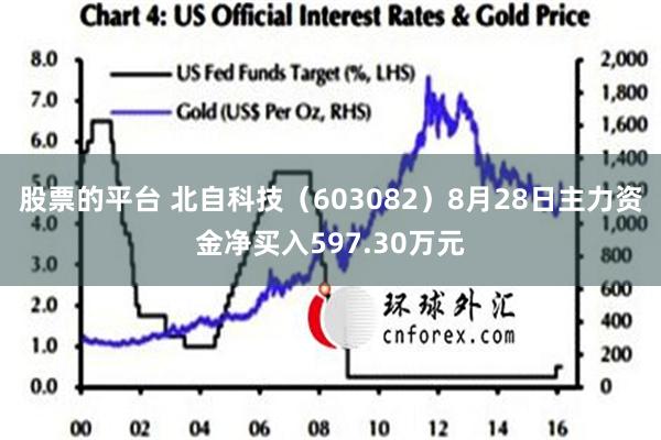 股票的平台 北自科技（603082）8月28日主力资金净买入597.30万元