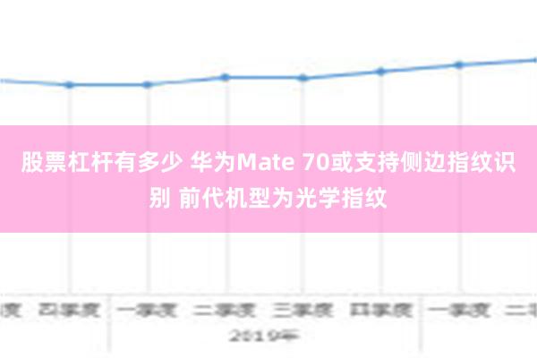 股票杠杆有多少 华为Mate 70或支持侧边指纹识别 前代机型为光学指纹